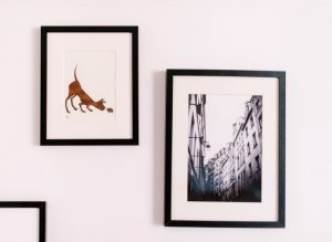 Artwork on wall property styling